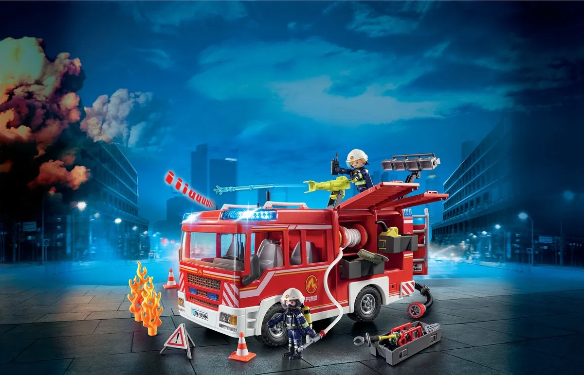 Playmobil City Action Brandweer Pompwagen 9464 - Multicolor - afbeelding 6 van 6