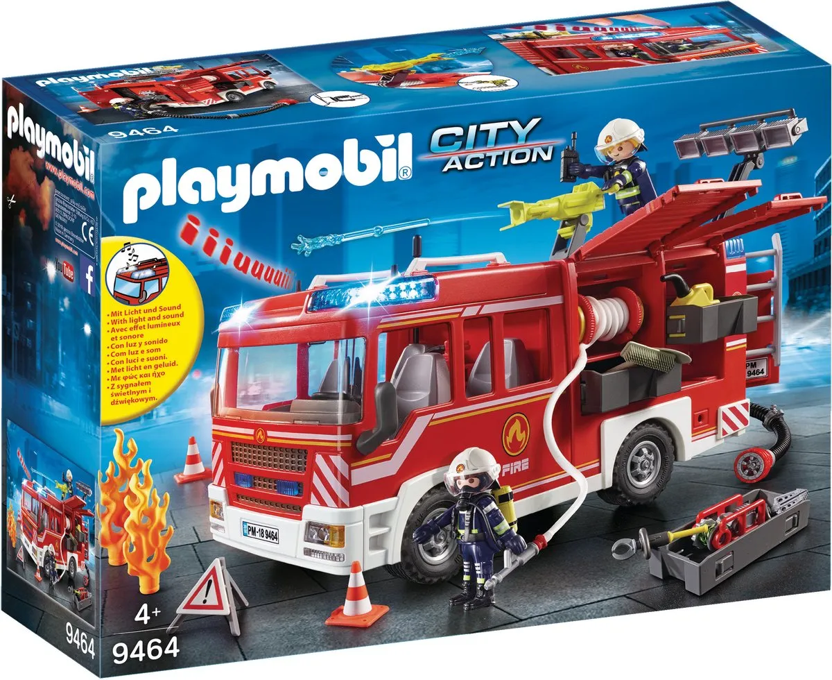 Playmobil City Action Brandweer Pompwagen 9464