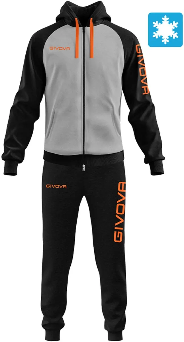 Givova Super King Trainingspak Grijs S Man