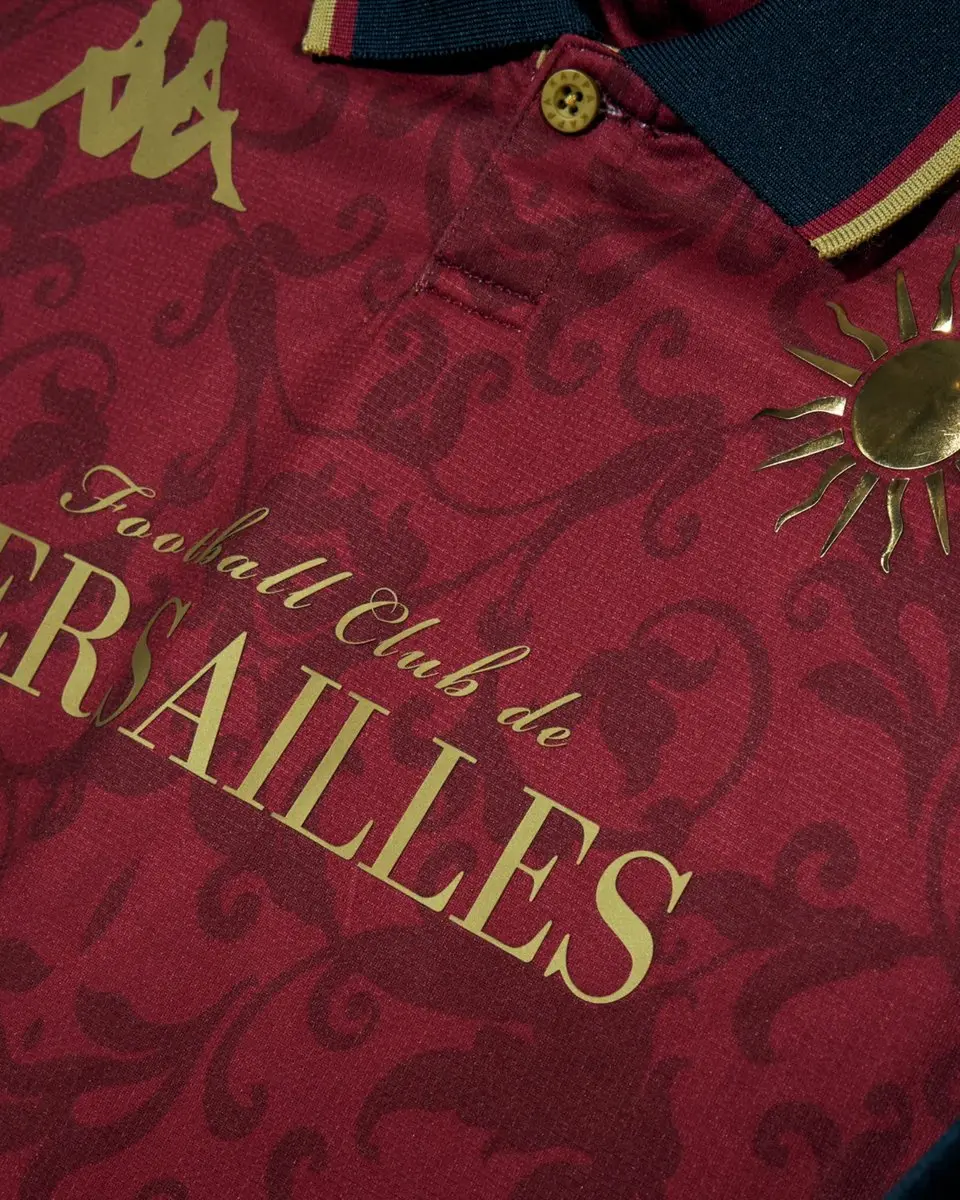 Kappa FC Versailles 78 Uitshirt XXL - Rood/Blauw/Goud