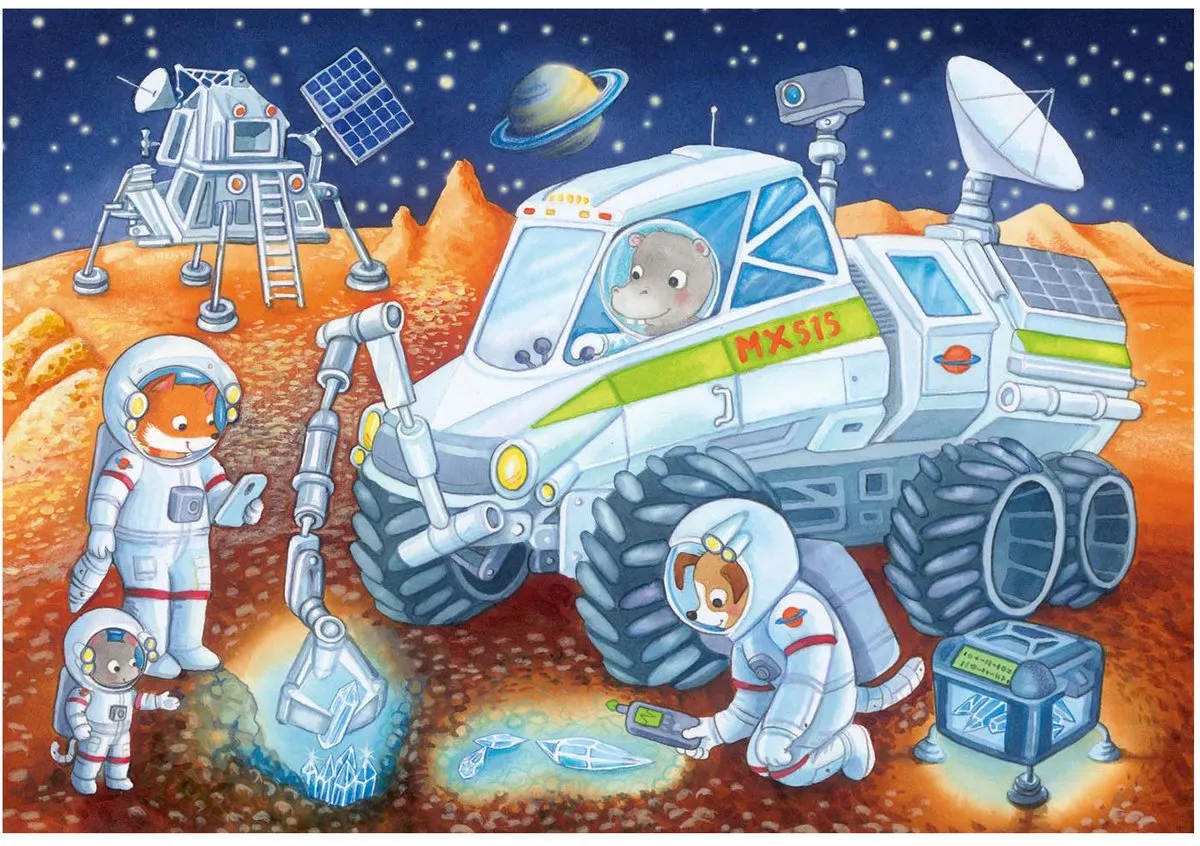 Ravensburger Animals in Space Legpuzzel 48 Stuks - Multicolor