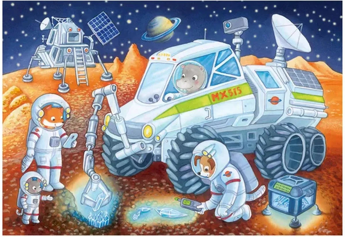Ravensburger Animals in Space Legpuzzel 48 Stuks - Multicolor