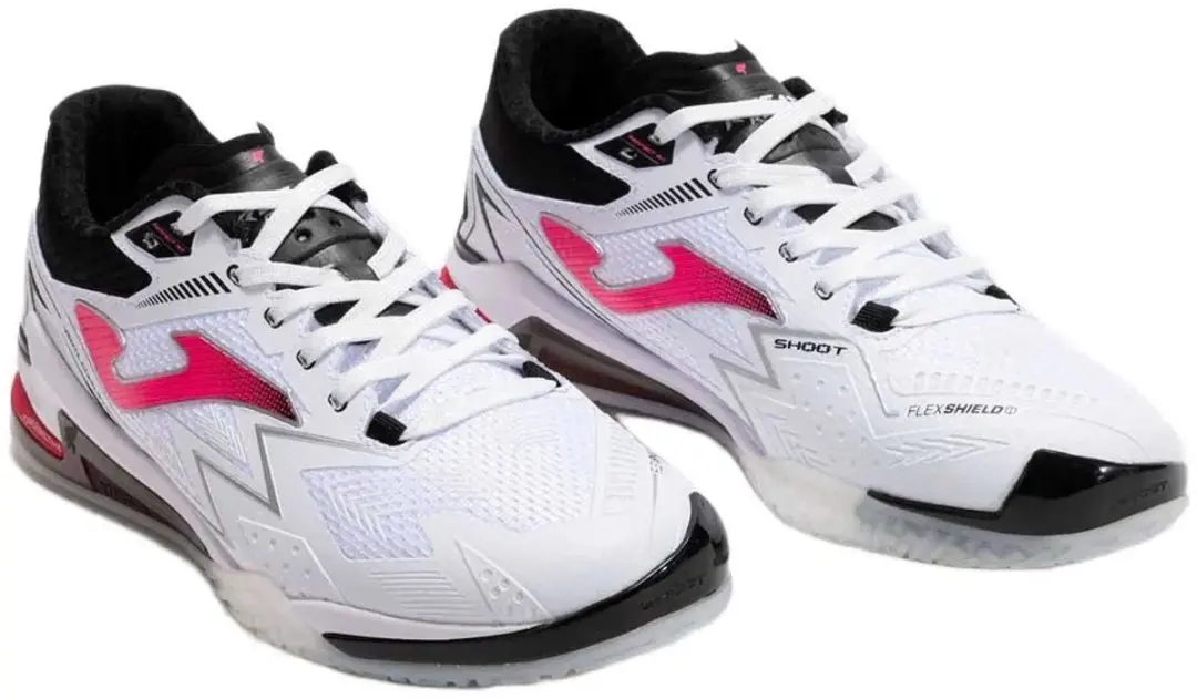 Joma Regate Reactive Zaalschoenen 43 - Wit/Geel/Rood - afbeelding 3 van 5
