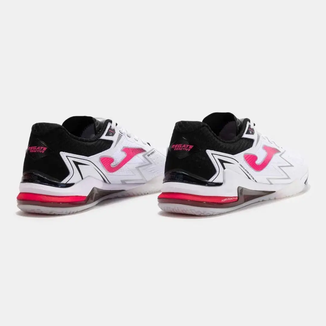 Joma Regate Reactive Zaalschoenen 43 - Wit/Geel/Rood - afbeelding 4 van 5