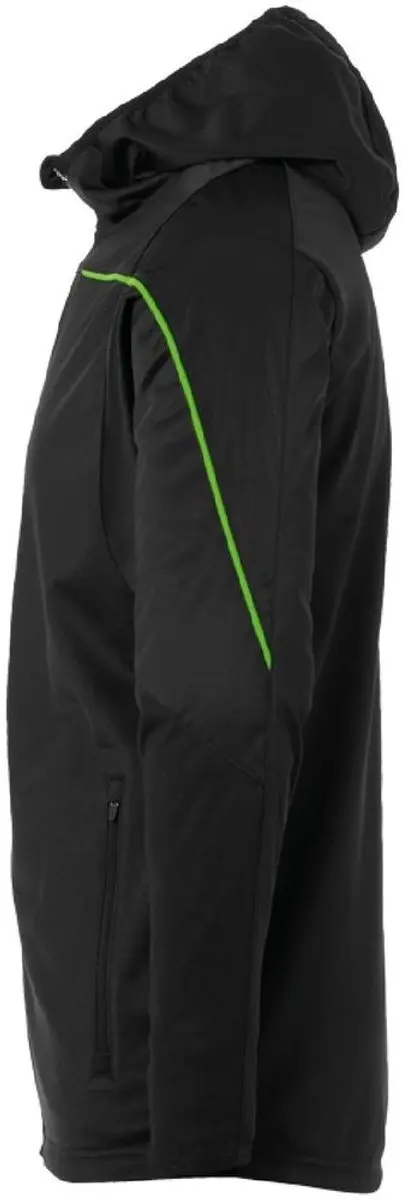 Uhlsport Stream 22 Trainingsjas Kind - Maat 164 - Zwart-Fluor Groen