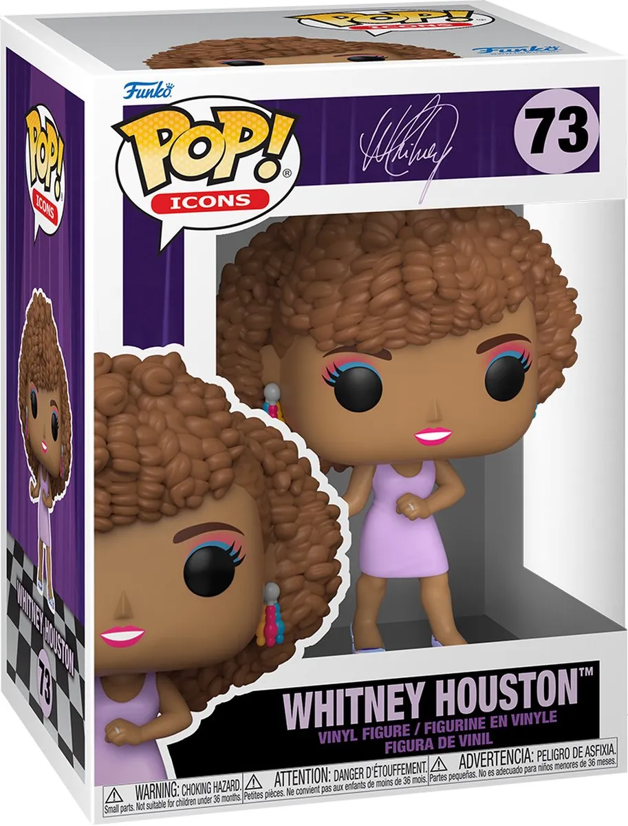 Funko POP! Whitney Houston Icons IWDWS Verzamelfiguur - 9cm - Multicolor