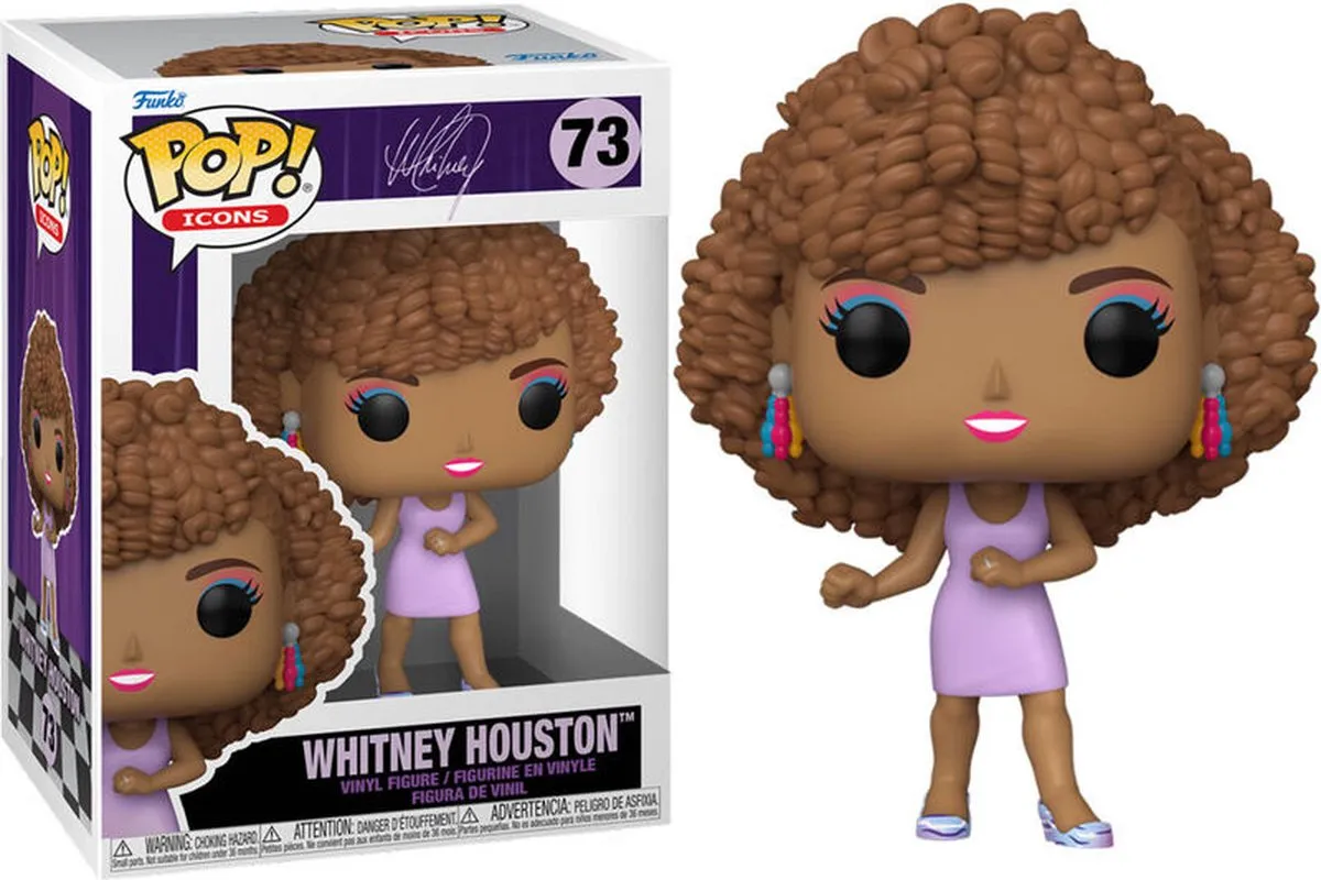Funko POP! Whitney Houston Icons IWDWS Verzamelfiguur - 9cm - Multicolor
