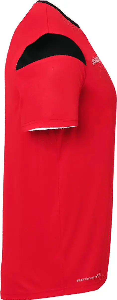 Uhlsport Squad 27 Shirt Kinder - Rood/Zwart - Maat 116