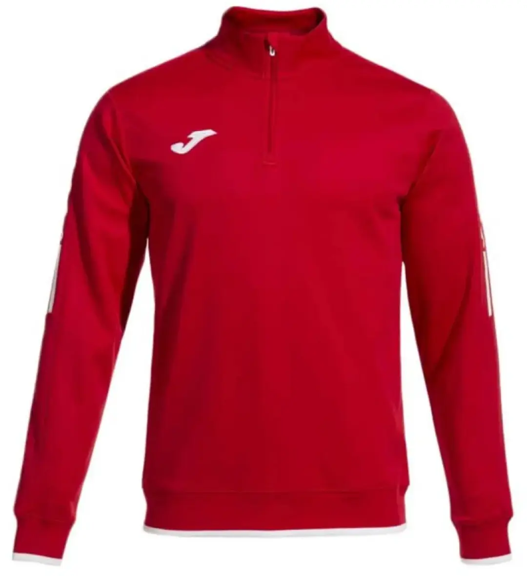 Joma Olimpiada Sweatshirt Met Halve Rits Rood 9-10 Years Jongen