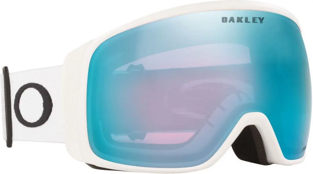 Oakley Flight Tracker L OO7104-26 Skibril - Mat Wit - Blauwe Lens - afbeelding 3 van 6