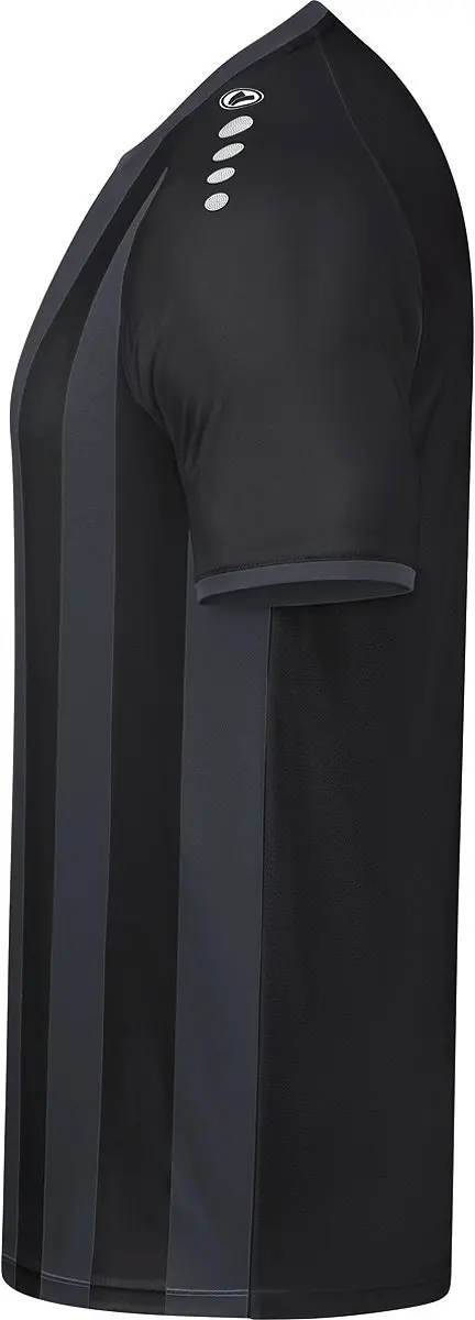 JAKO Inter Shirt Korte Mouw Kinderen 140 - Antraciet/Zwart