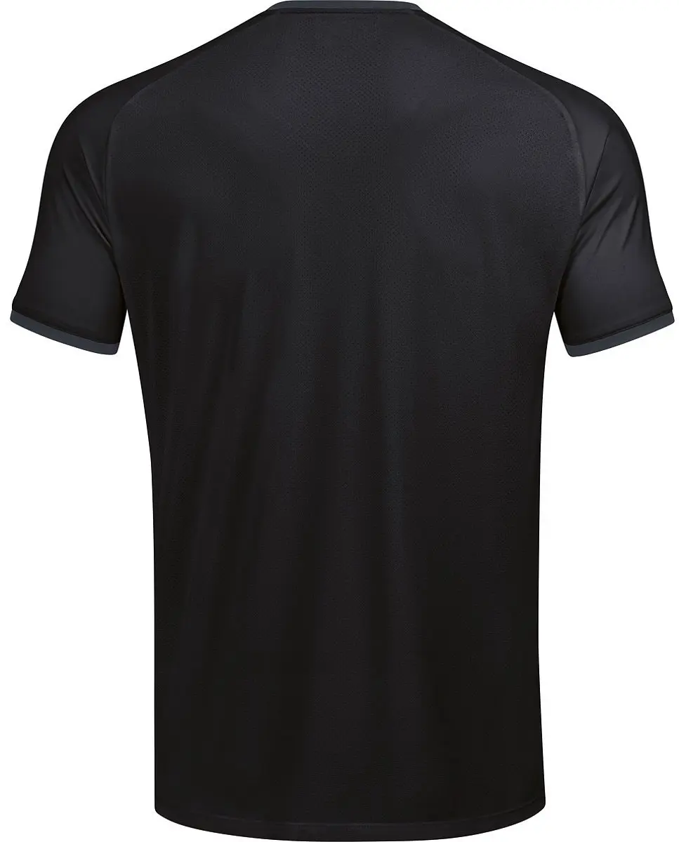 JAKO Inter Shirt Korte Mouw Kinderen 140 - Antraciet/Zwart