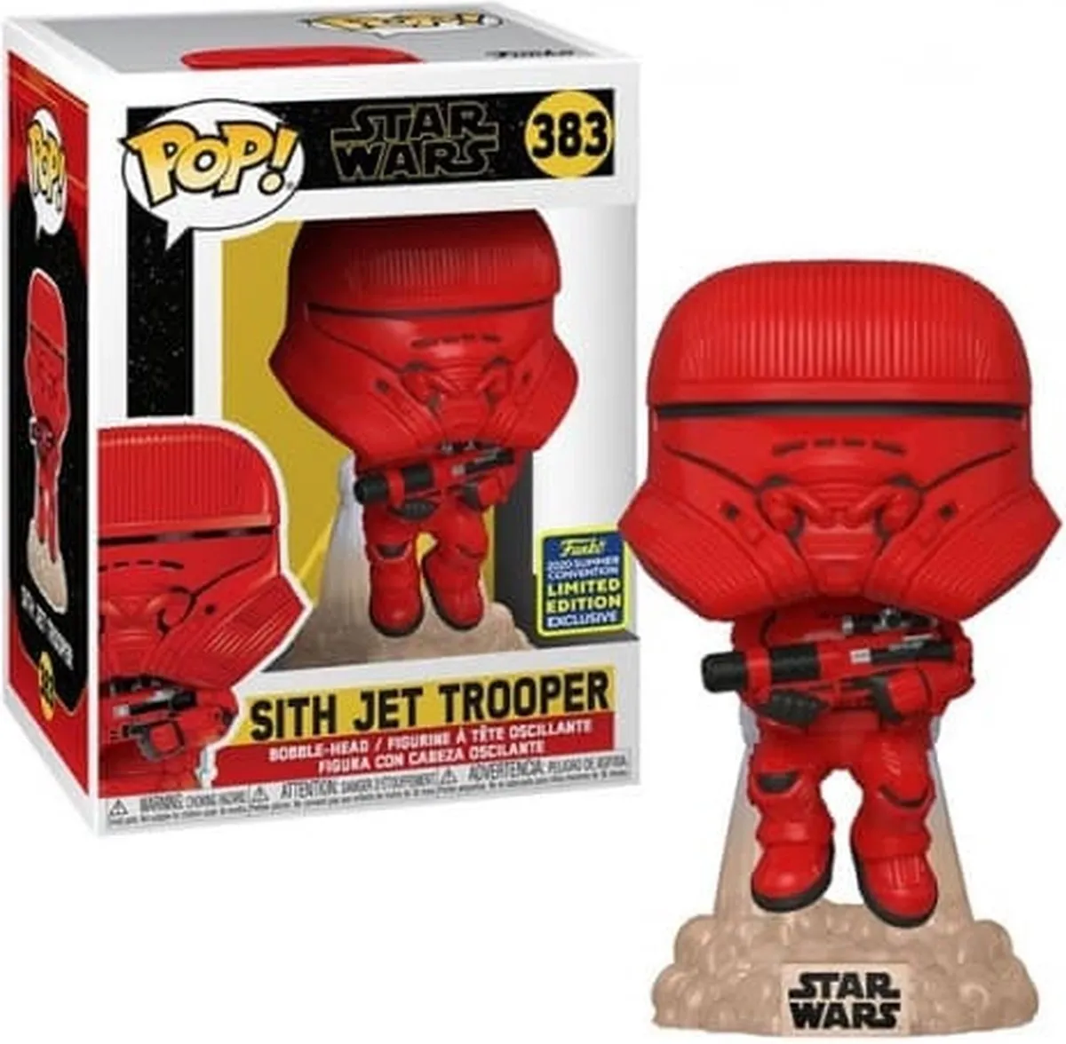 Funko Pop! Star Wars Sith Jet Trooper #383 - Rood - afbeelding 2 van 2