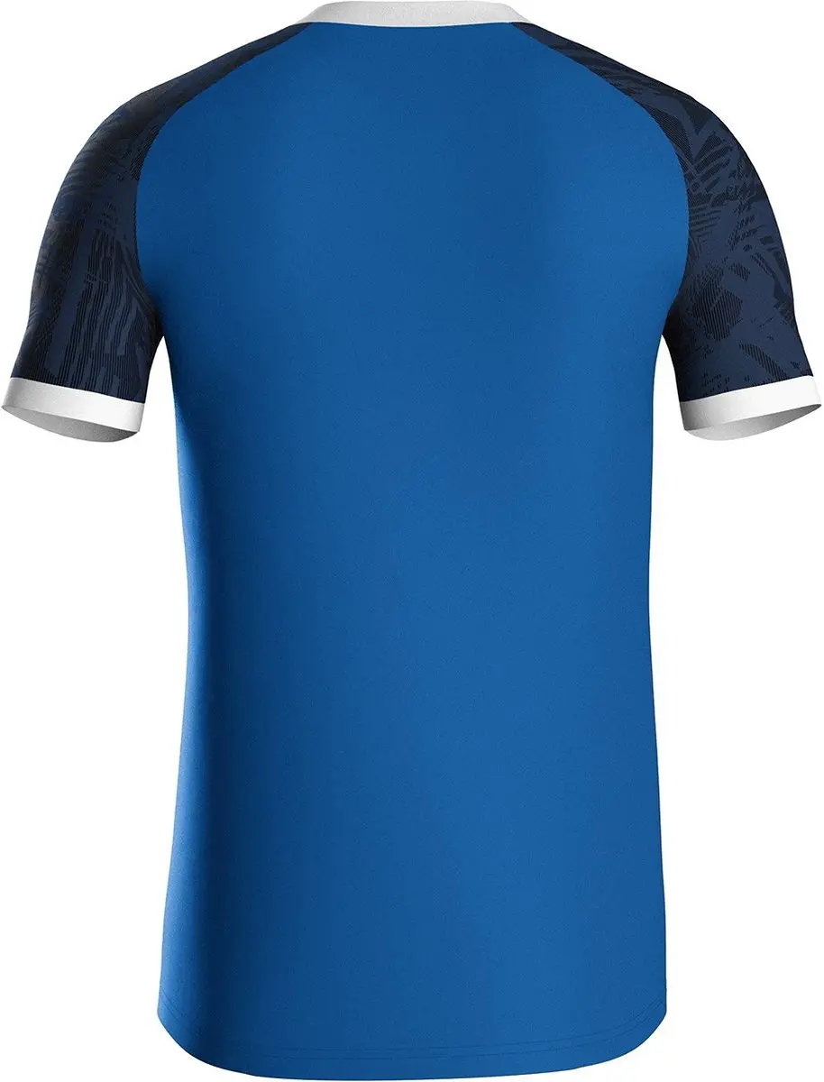 JAKO Iconic Shirt Heren - Korte mouw - Sportroyal/Marine - 3XL