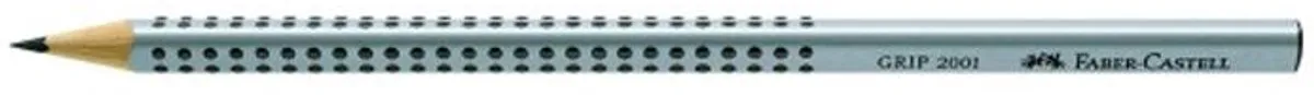 Faber-Castell 2001 Grip Potlood 2B - Tweekleurig - 12 Stuks