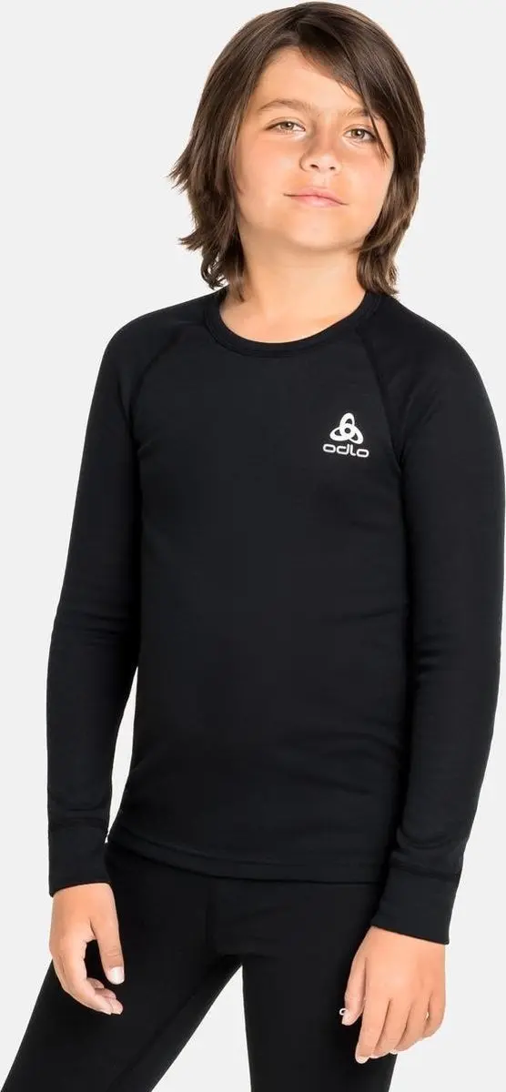 ODLO Active Warm Thermoshirt Kinderen 116 - Zwart - afbeelding 5 van 5
