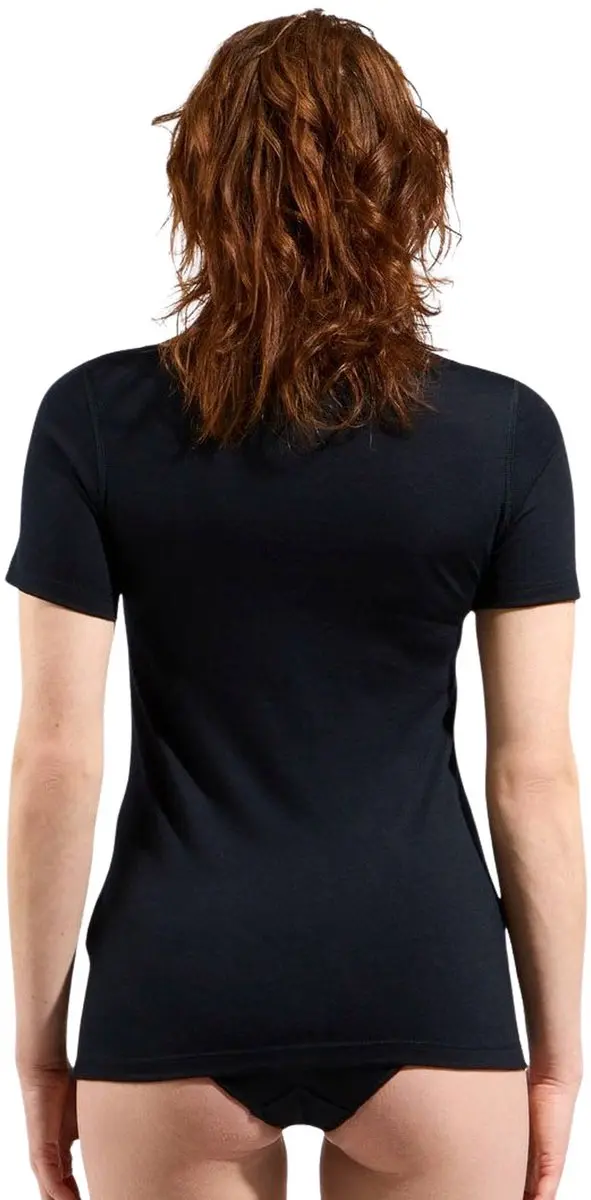 ODLO Natural Merino 160 Dames Shirt - Maat M - Zwart
