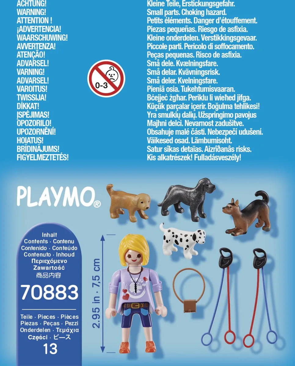 Playmobil Special Plus Hondenoppas 70883 - Multicolor