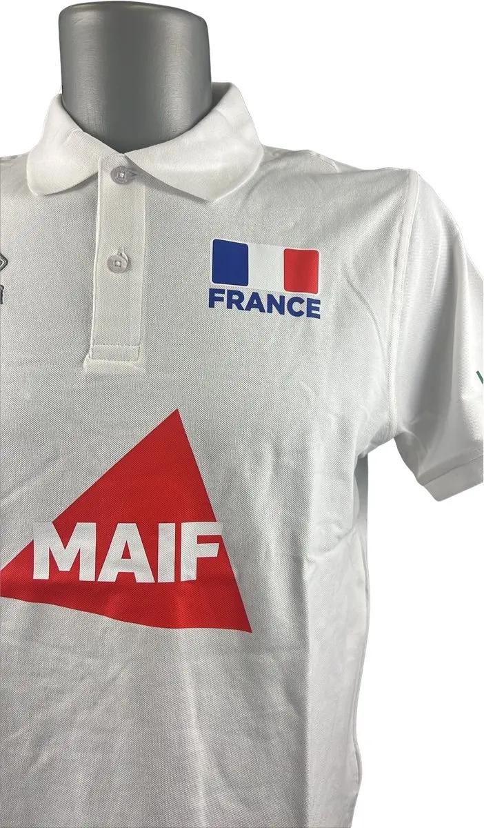 Errea Polo Frankrijk Evo 2024/25 - Wit - S - afbeelding 3 van 6
