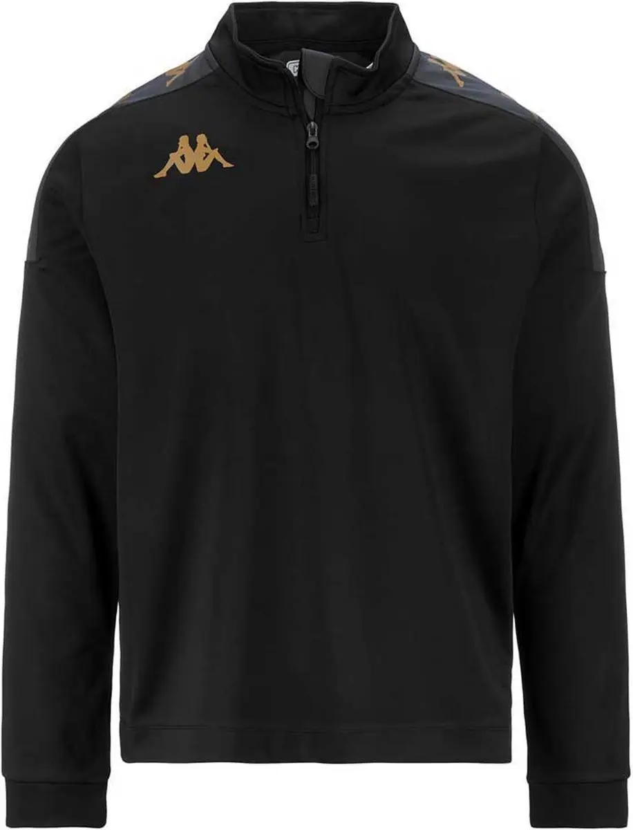 Kappa Gassolo Half Rits Sweatshirt Zwart L Man