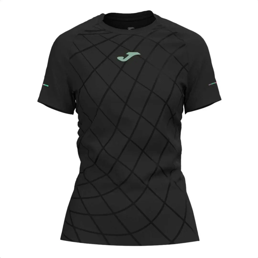 Joma R-night T-shirt Met Korte Mouwen Zwart M Vrouw