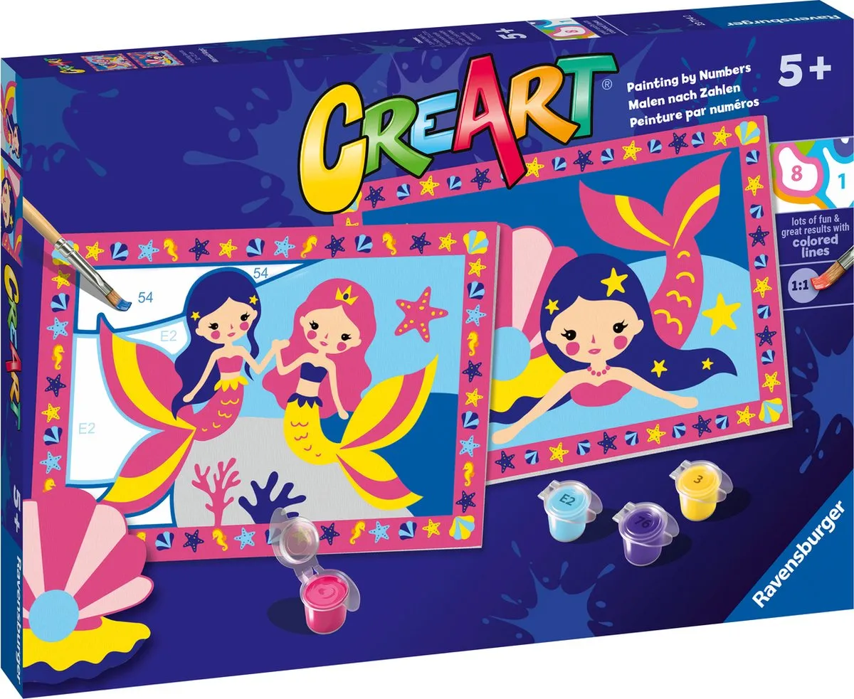 Ravensburger CreArt Mermaid Magic Schilderen op nummer