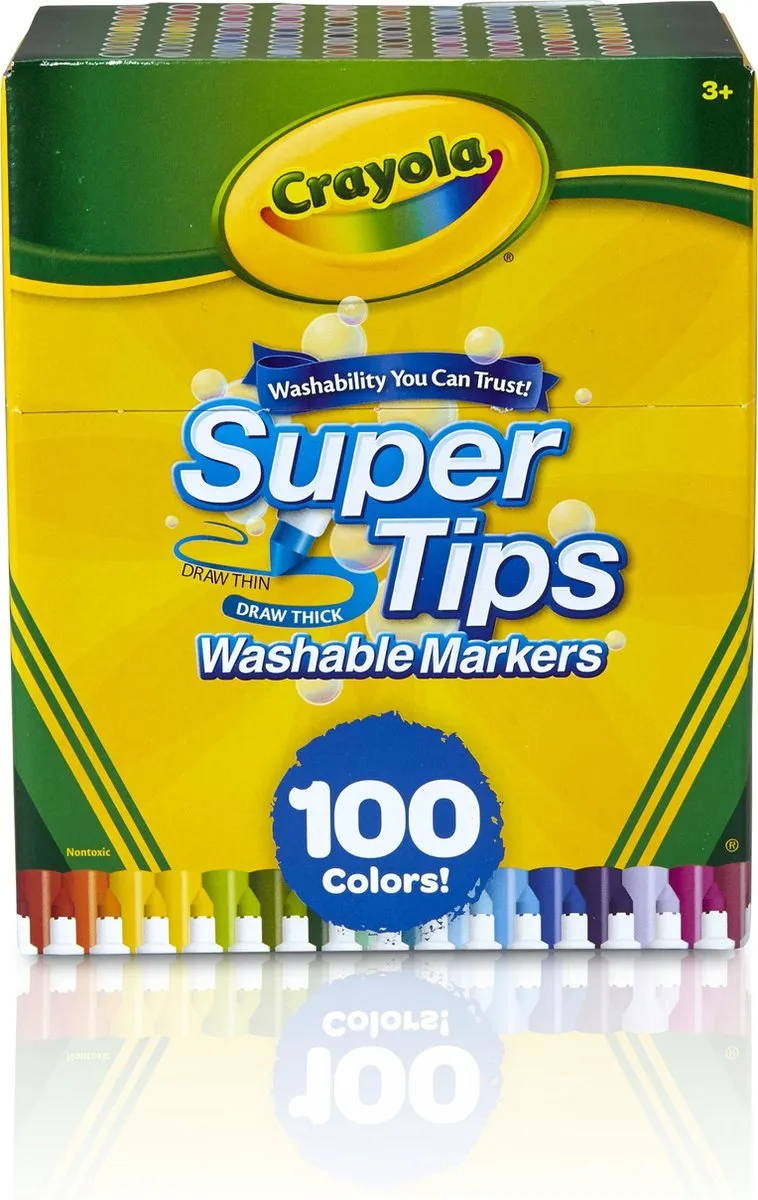 Crayola Supertips Viltstiften 100 Stuks