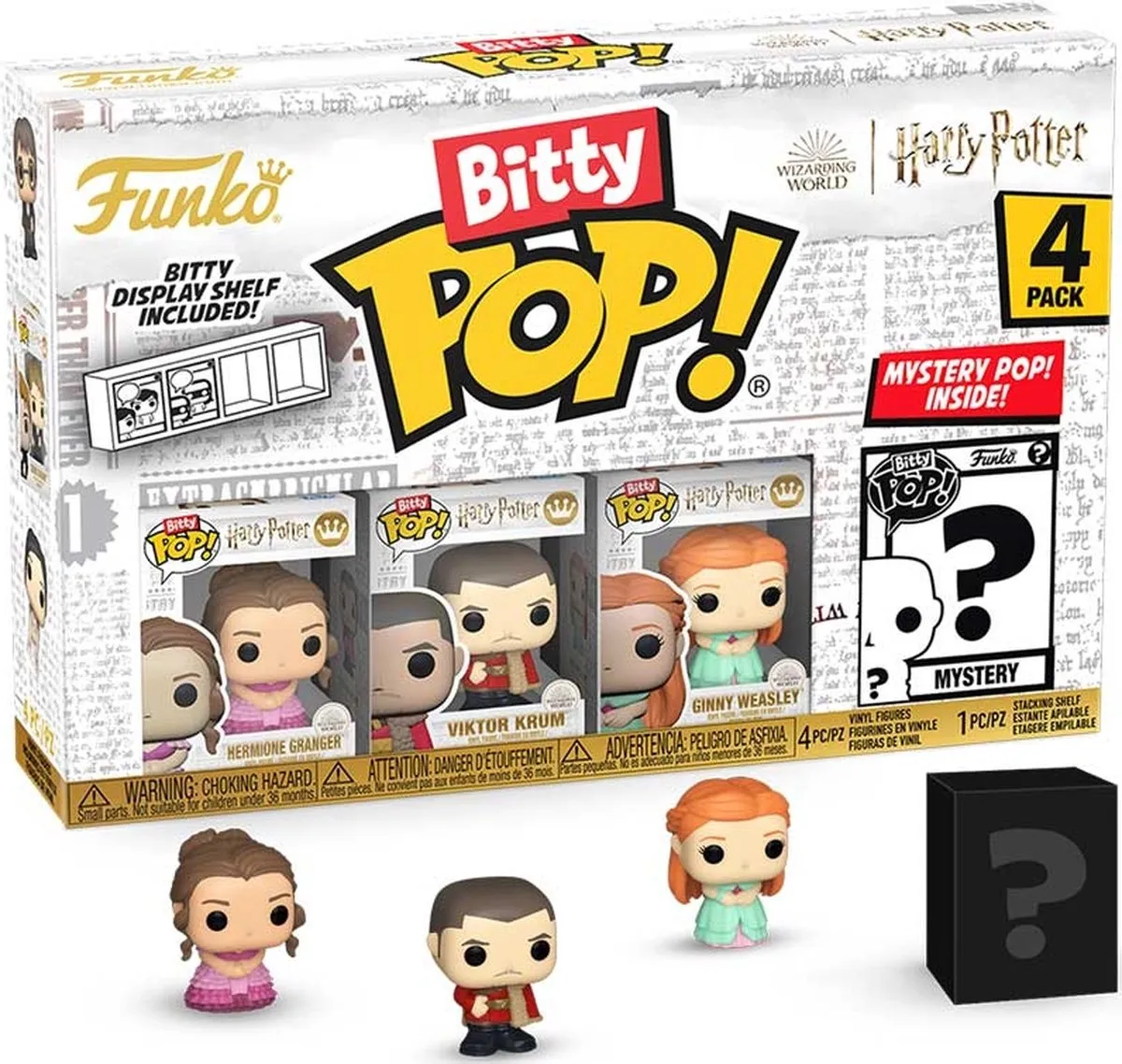 Funko Bitty Pop Harry Potter - Hermione 4-pack - Multicolor
