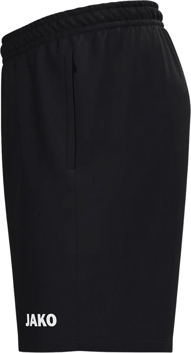 Jako Geweven Short Junior 164 - Zwart