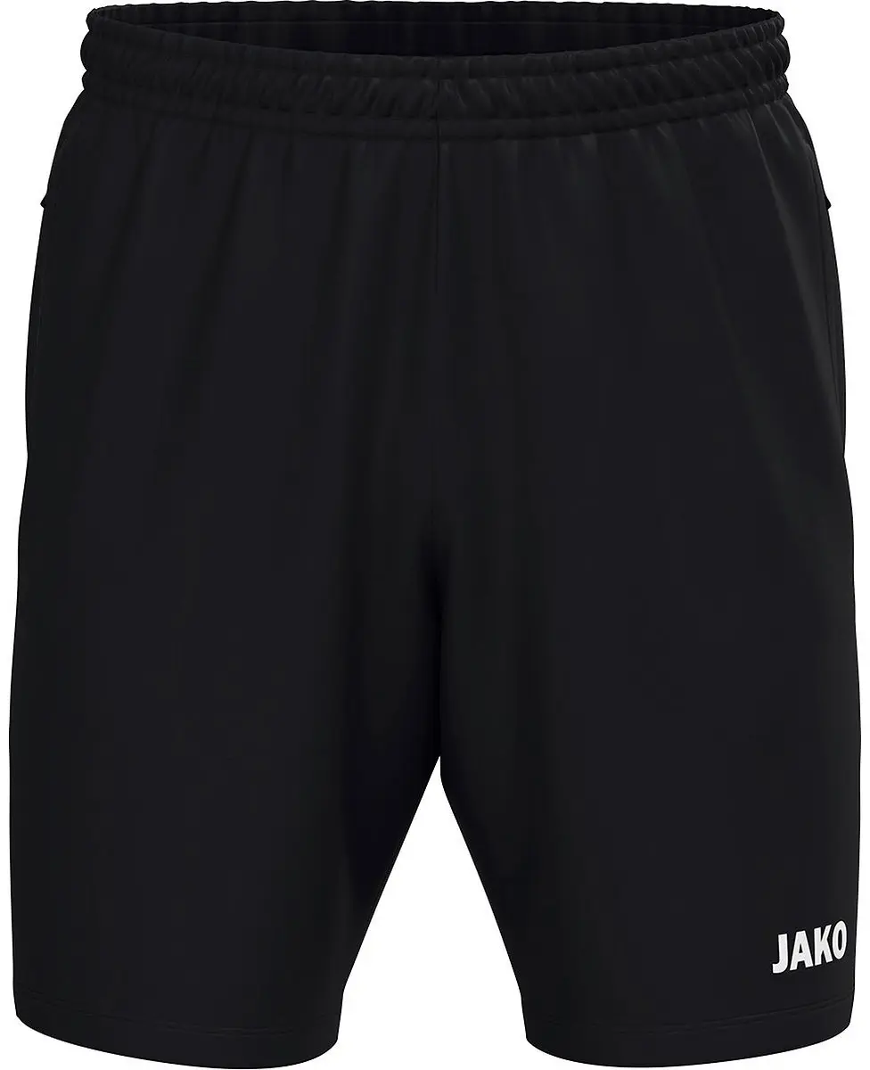 Jako Geweven Short Junior 164 - Zwart