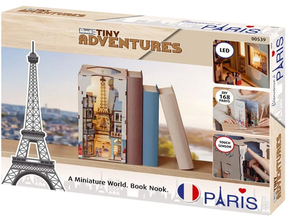 Revell Paris Tiny Adventures Book Nook Puzzels 23cm - REV00539 - Multicolor