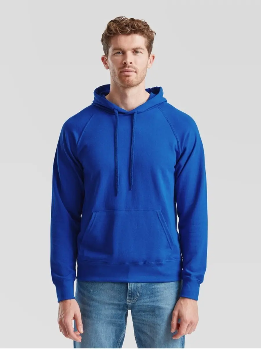 Fruit Of The Loom lichtgewicht sweatsweatshirt met capuchon Azul