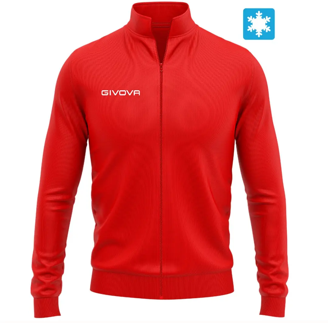 Givova Citta´ Sweatshirt Met Rits Grijs M Man