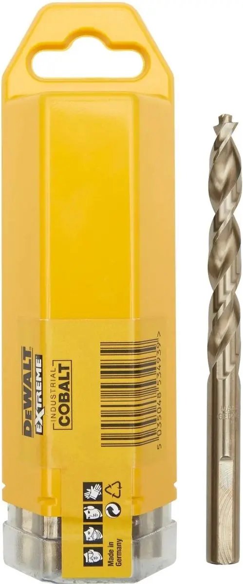 DeWALT DT4937 Industrial Cobalt Boor HSS 7.5mm 10 stuks