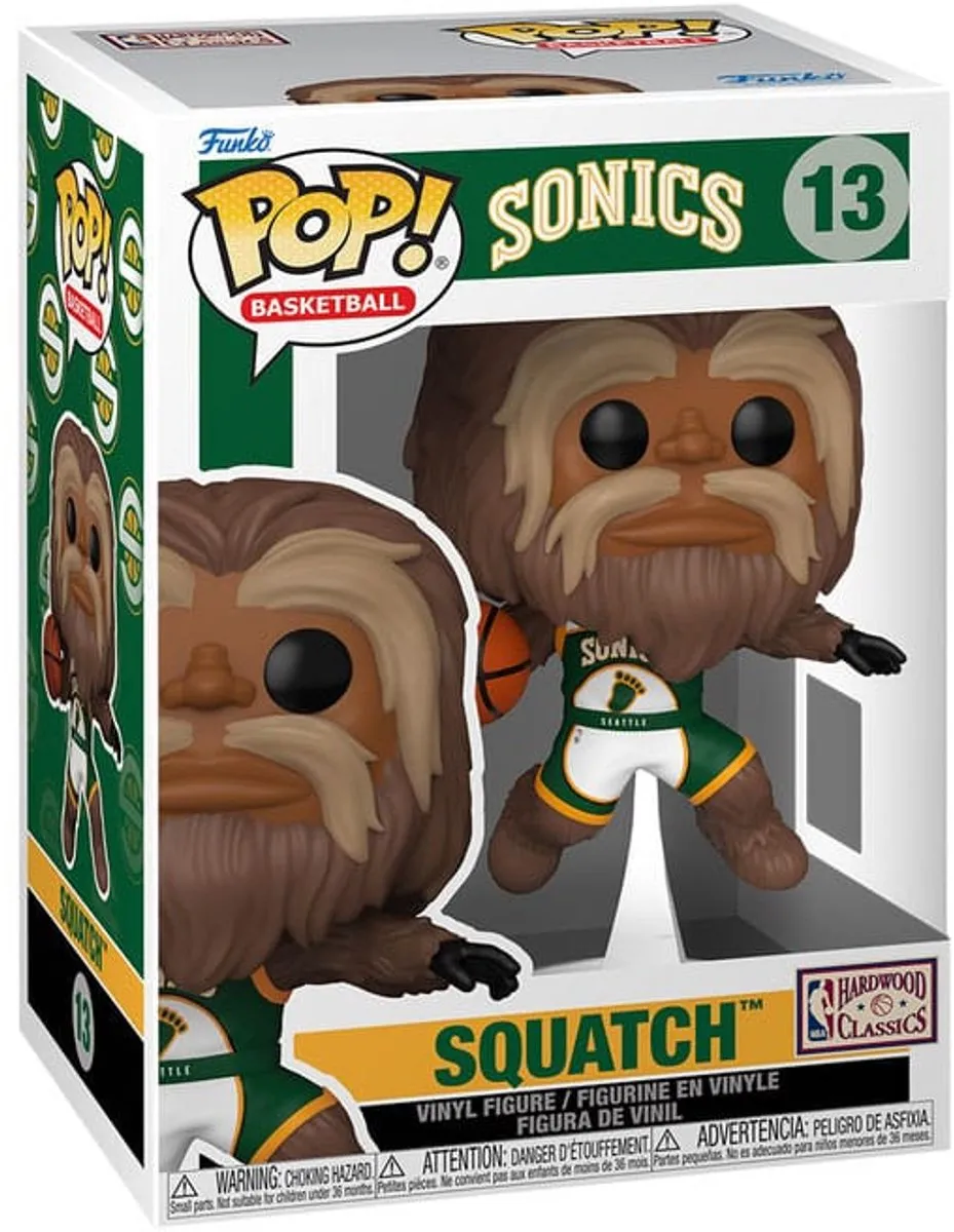 Funko Pop! Basketball Sonics Sasquatch #13 - Multicolor
