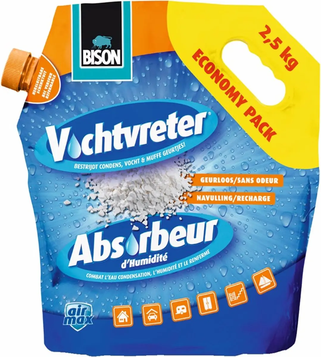 Bison Vochtvreter Losse Kristallen 5kg