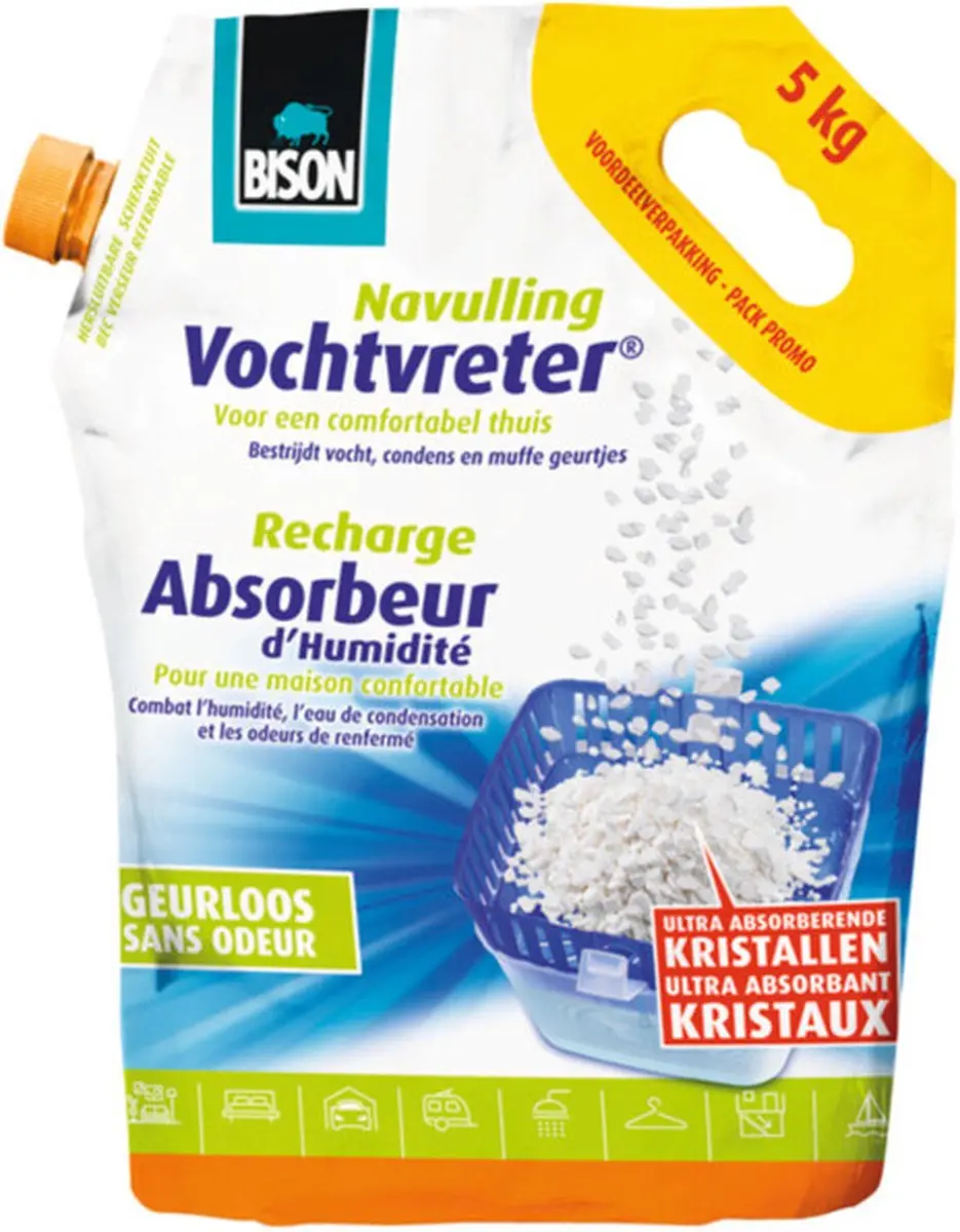 Bison Vochtvreter Losse Kristallen 5kg
