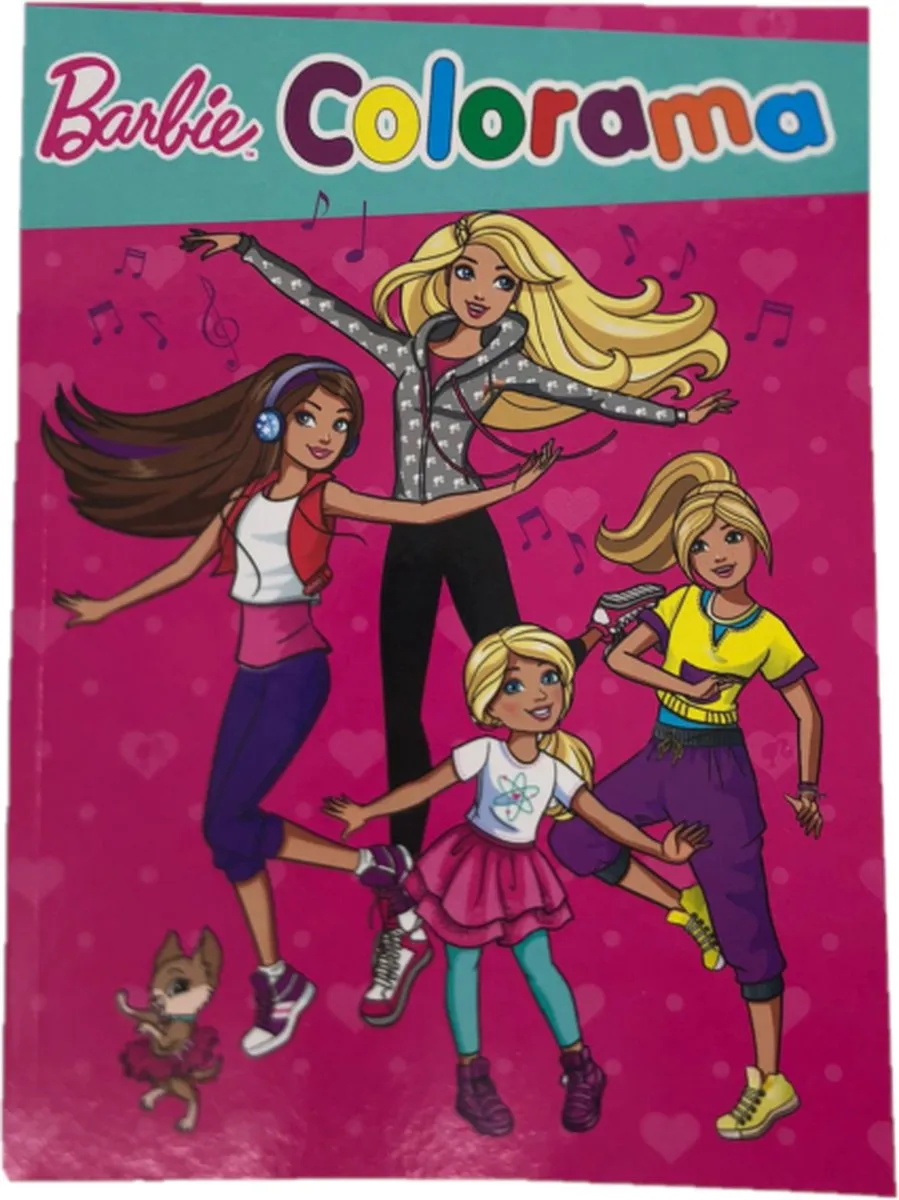 Barbie Colorama Kleurboek Met Vriendinnen