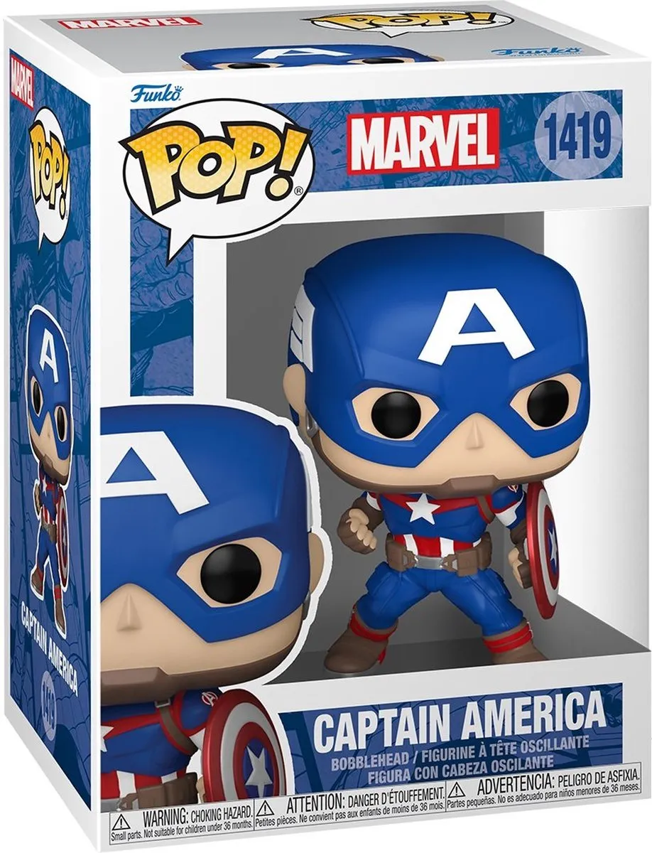 Funko POP! Captain America Marvel New Classics 82497 - Multicolor