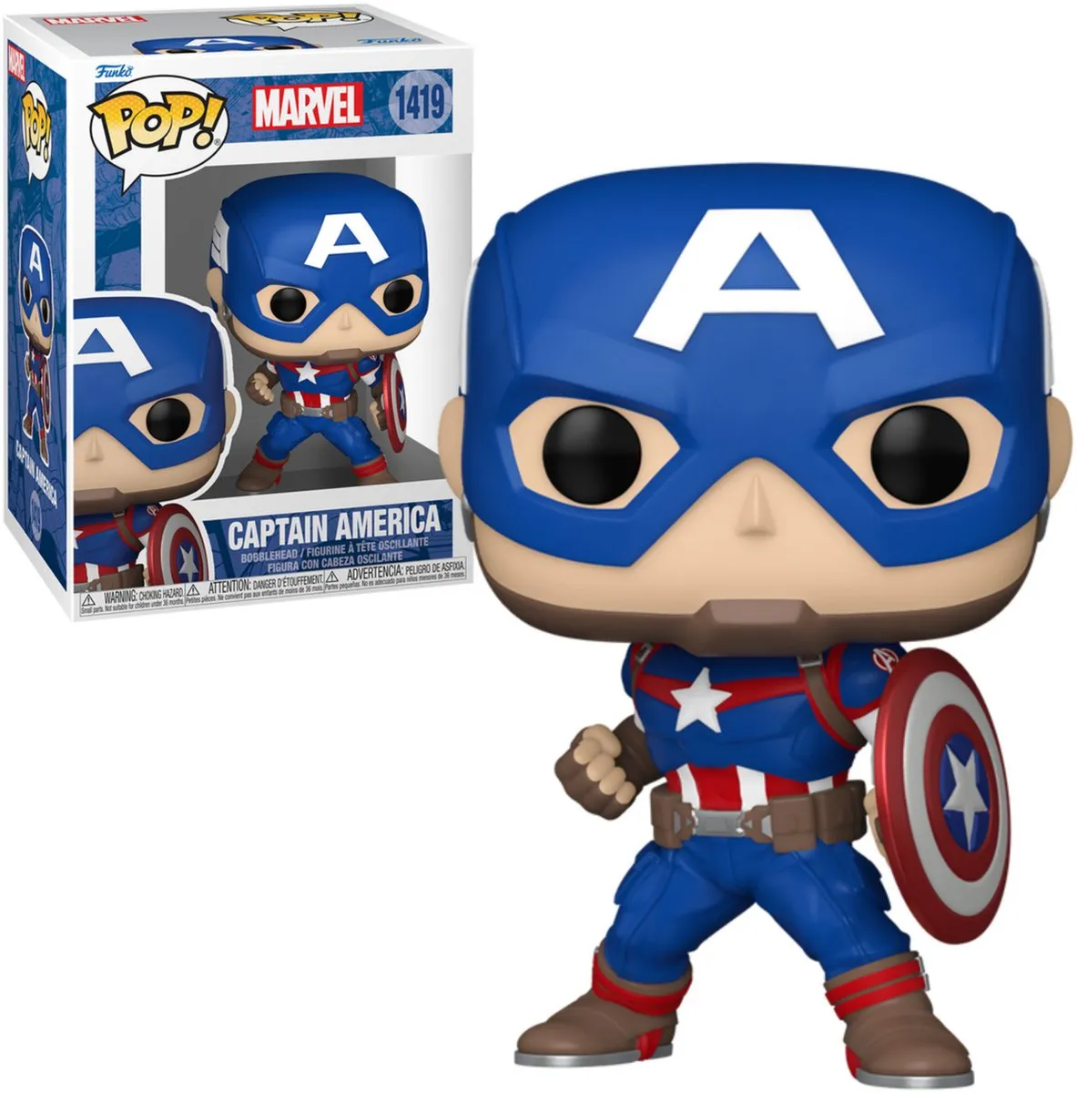 Funko POP! Captain America Marvel New Classics 82497 - Multicolor