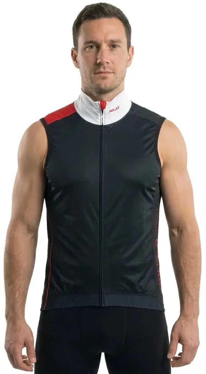 XLC Vest Race Mouwloos S - Blauw/Rood - afbeelding 3 van 3