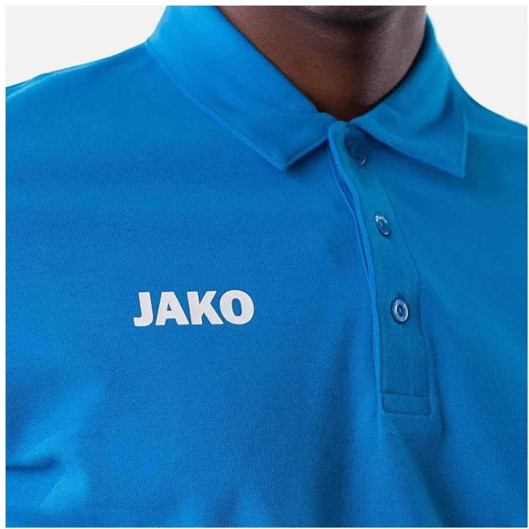 Jako Base Polo Heren - Lichtblauw XL