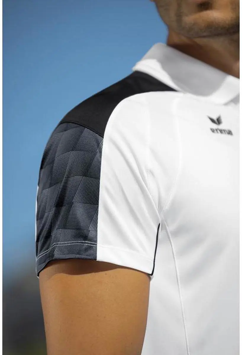 Erima Evo Star Polo Heren - Wit/Zwart S