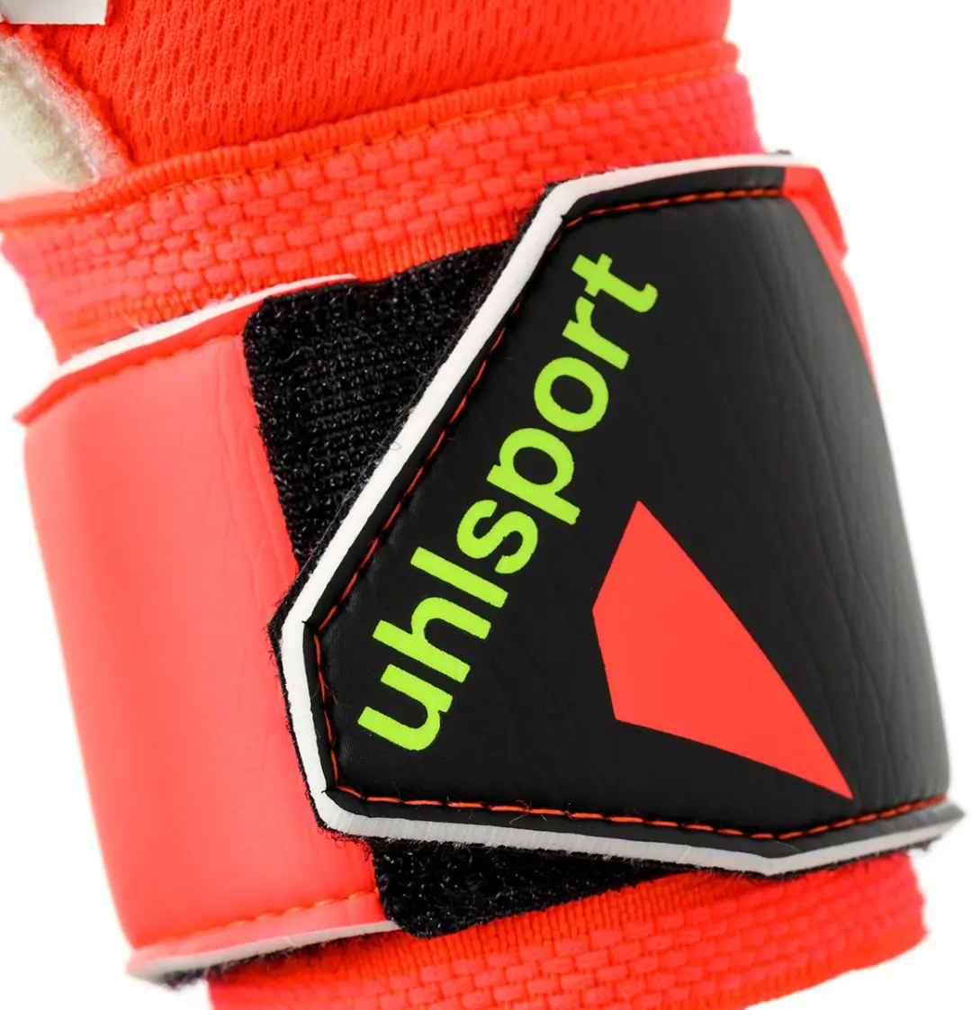 Uhlsport FM ZNE Soft Pro Keepershandschoenen Maat 6 - Geel/Zwart/Rood
