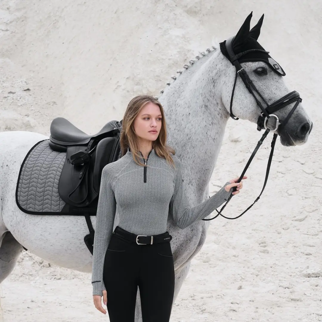 Lemieux Aspen Herringbone Baselayer - Maat 40 - Zwart - afbeelding 5 van 6