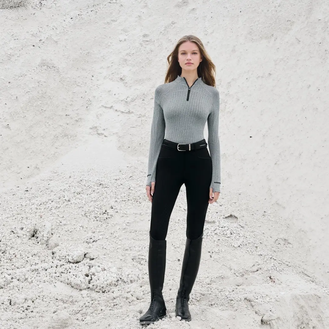 Lemieux Aspen Herringbone Baselayer - Maat 40 - Zwart - afbeelding 3 van 6