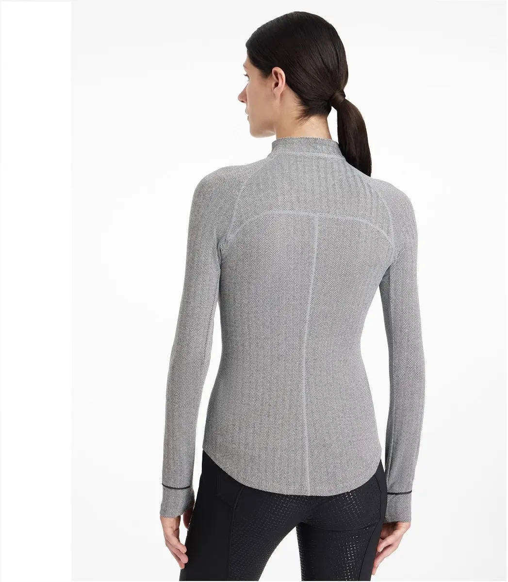 Lemieux Aspen Herringbone Baselayer - Maat 40 - Zwart - afbeelding 2 van 6