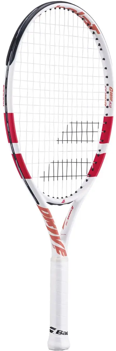 Babolat Drive 23 Junior Tennisracket - L00 - Wit/Rood/Geel