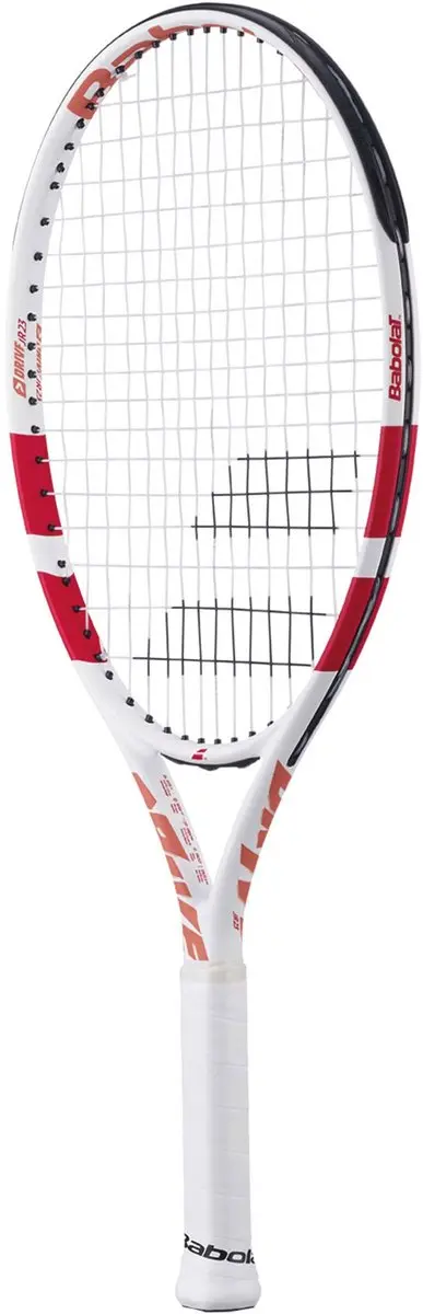 Babolat Drive 23 Junior Tennisracket - L00 - Wit/Rood/Geel - afbeelding 6 van 6
