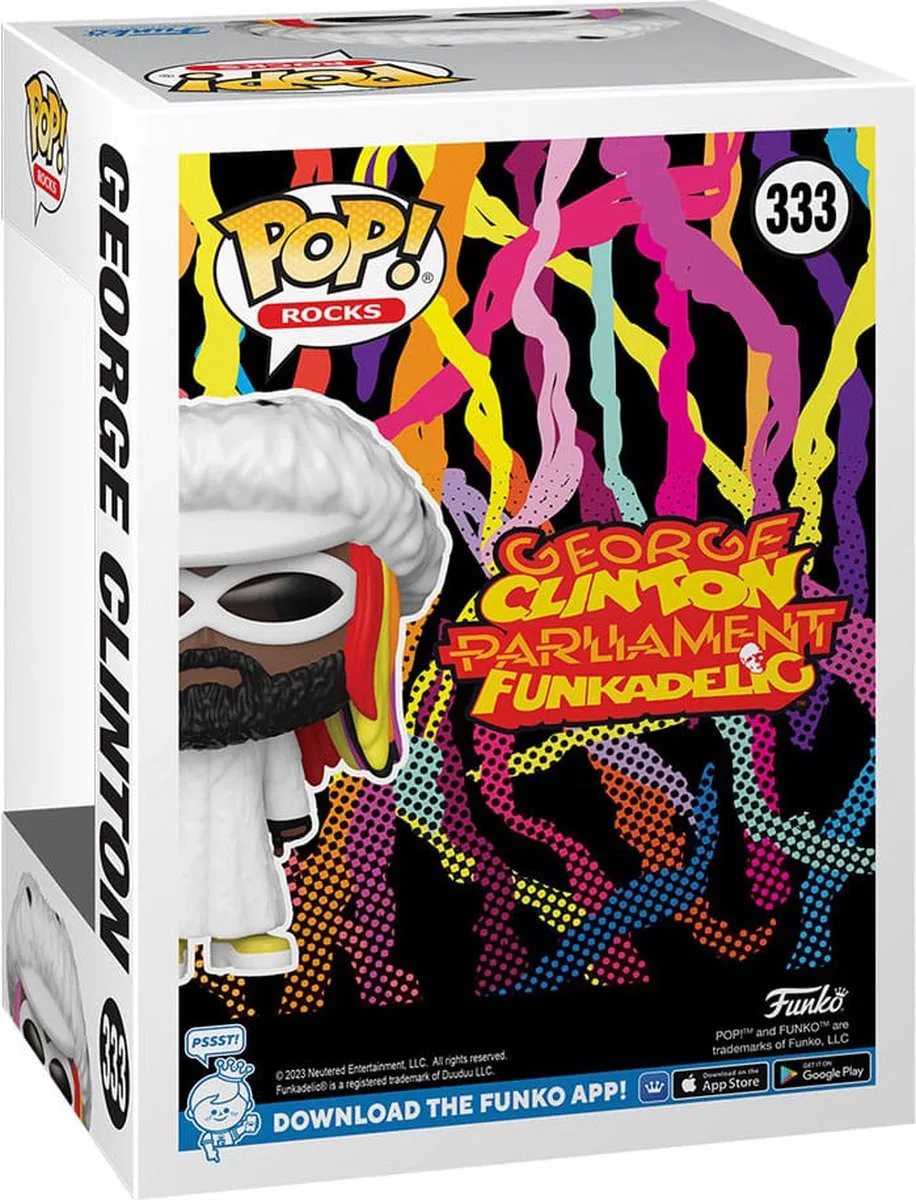 Funko Pop! George Clinton Rocks! Vinyl Figuur - afbeelding 4 van 6